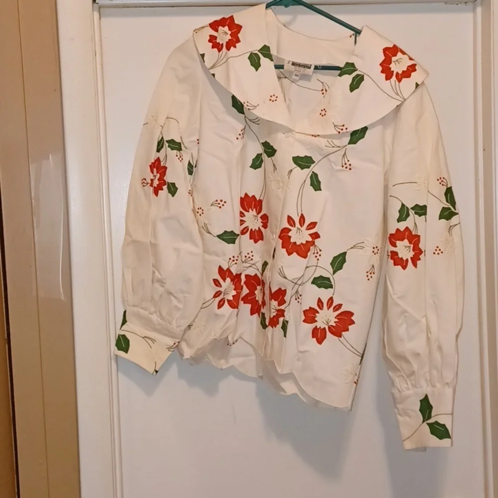 Handmade Especially For You by The Palm Tree Floral Shirt/Jacket - Size Medium - Picture 2 of 7